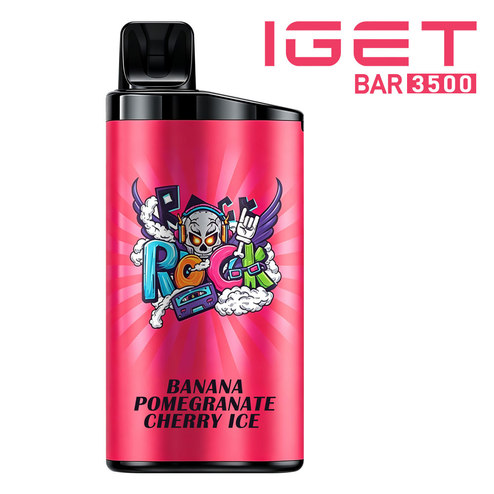 IGET Bar 3500 Puffs - Banana Pomegranate Cherry Ice IGET Bar 3500 Puffs - Banana Pomegranate Cherry Ice