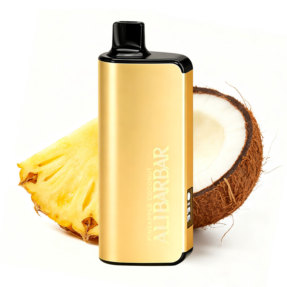 Alibarbar Ingot 9000 Puffs -Pineapple Coconut Alibarbar Ingot 9000 Puffs - Pineapple Coconut - Image 1