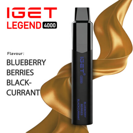 IGET Legend 4000 Puffs - Blueberry Berries Blackcurrant